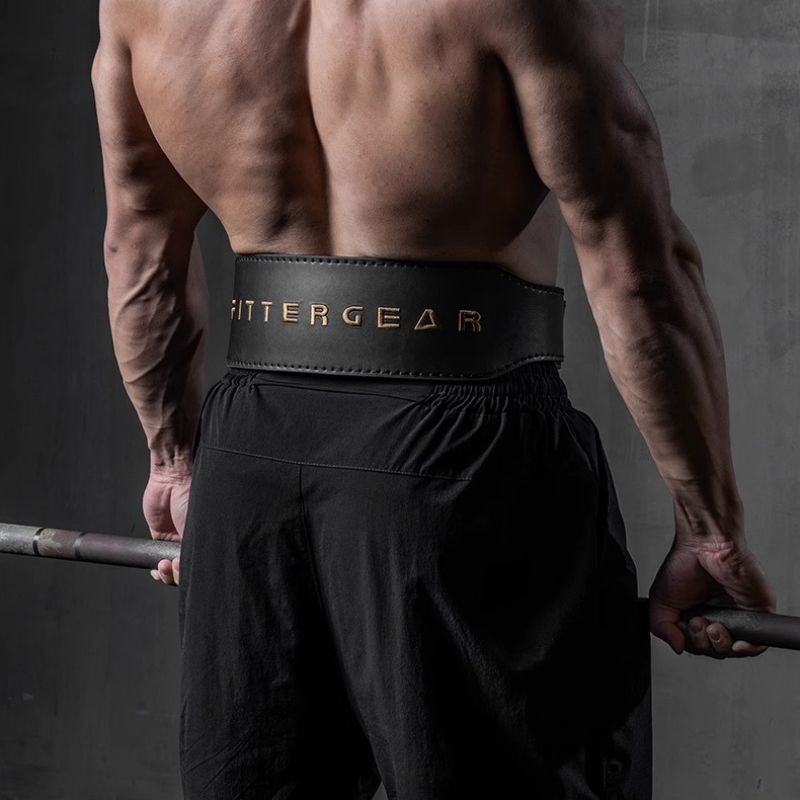 WEIGHT LIFTING BELT COWHIDE