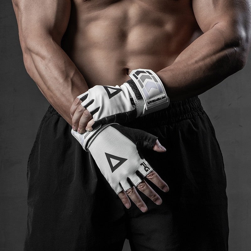 TRAINING GLOVES TRIANGLE WHITE