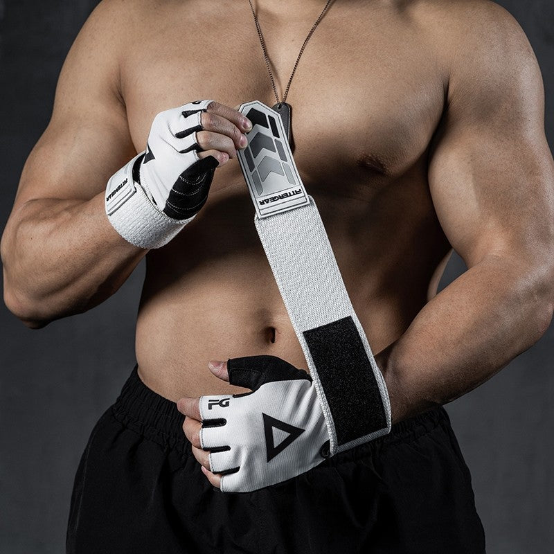 TRAINING GLOVES TRIANGLE WHITE