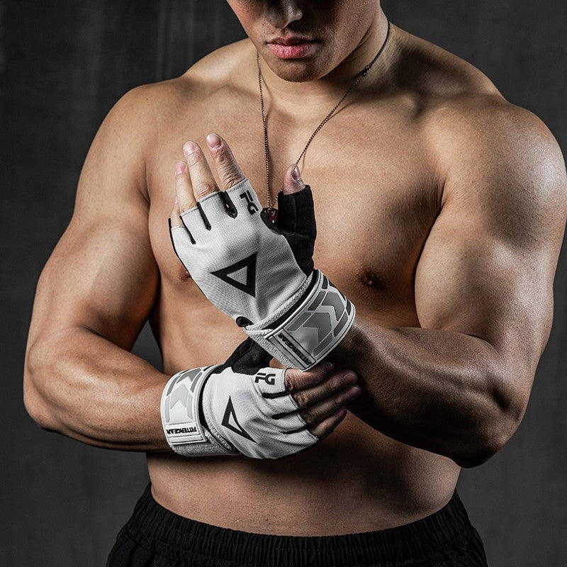TRAINING GLOVES TRIANGLE WHITE